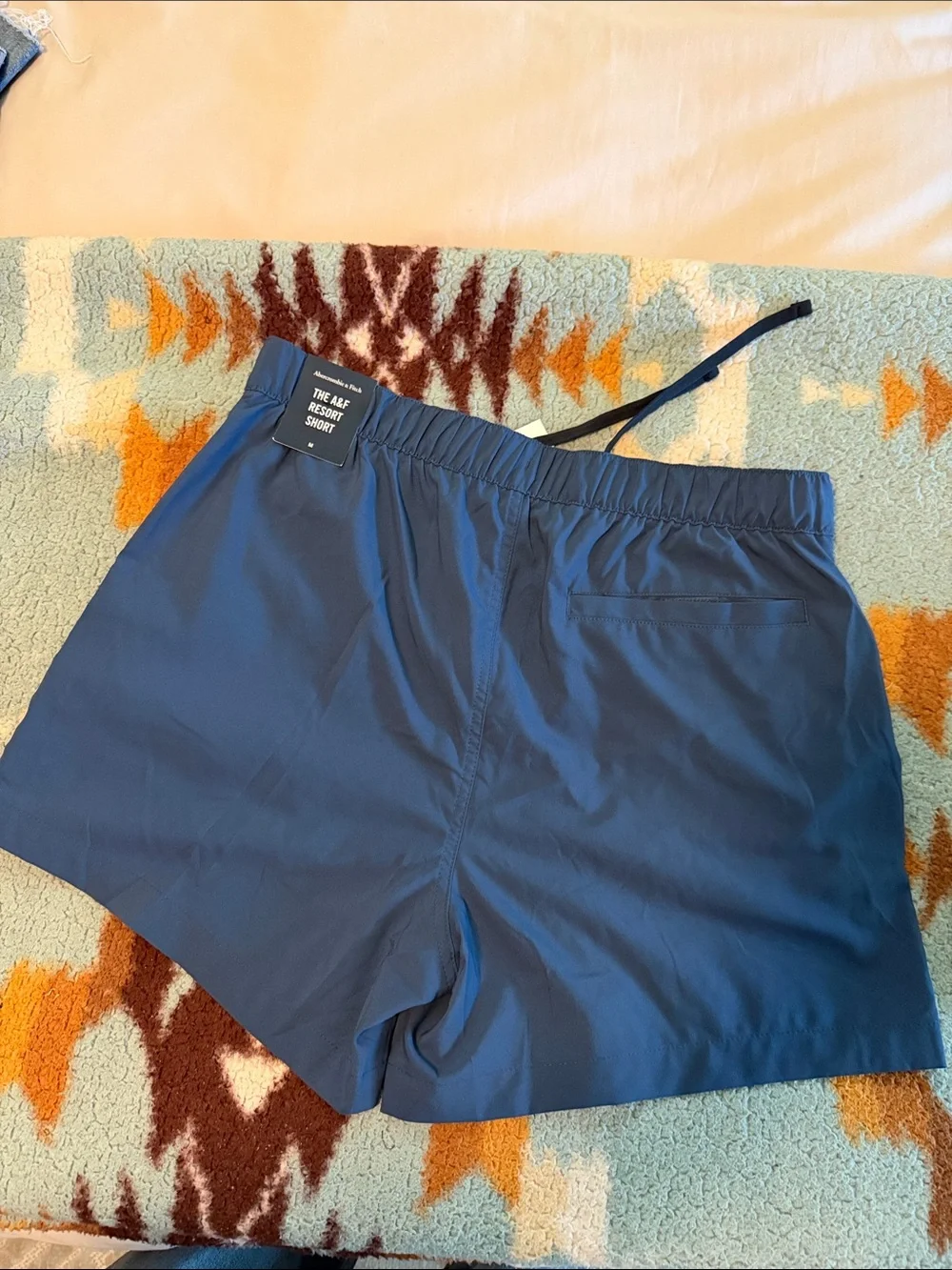 NWT Men's A&F resort short 5” inseam abercrombie Lightweight Active swim trunks